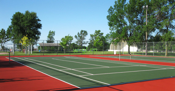 室外网球场